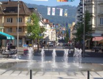Square Place de la Gare, Delémont, Switzerland 